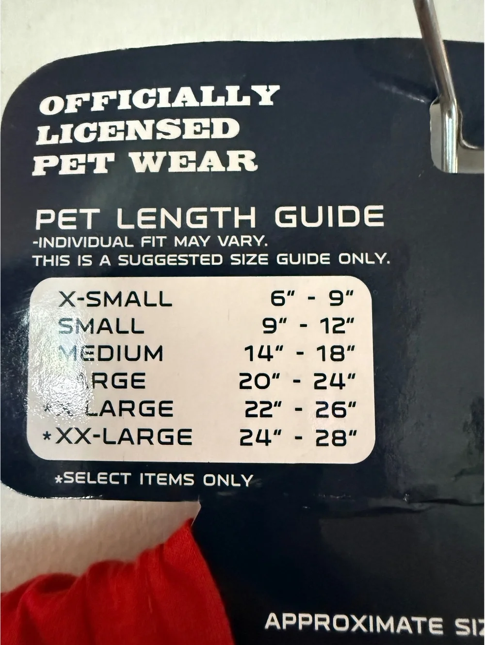 Washington Nationals Officially Licensed Pet Hoodie - Large